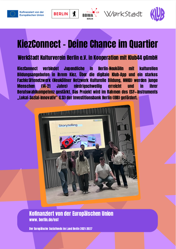 LSI – Entwicklungsprojekt „KiezConnect – Deine Chance im Quartier“